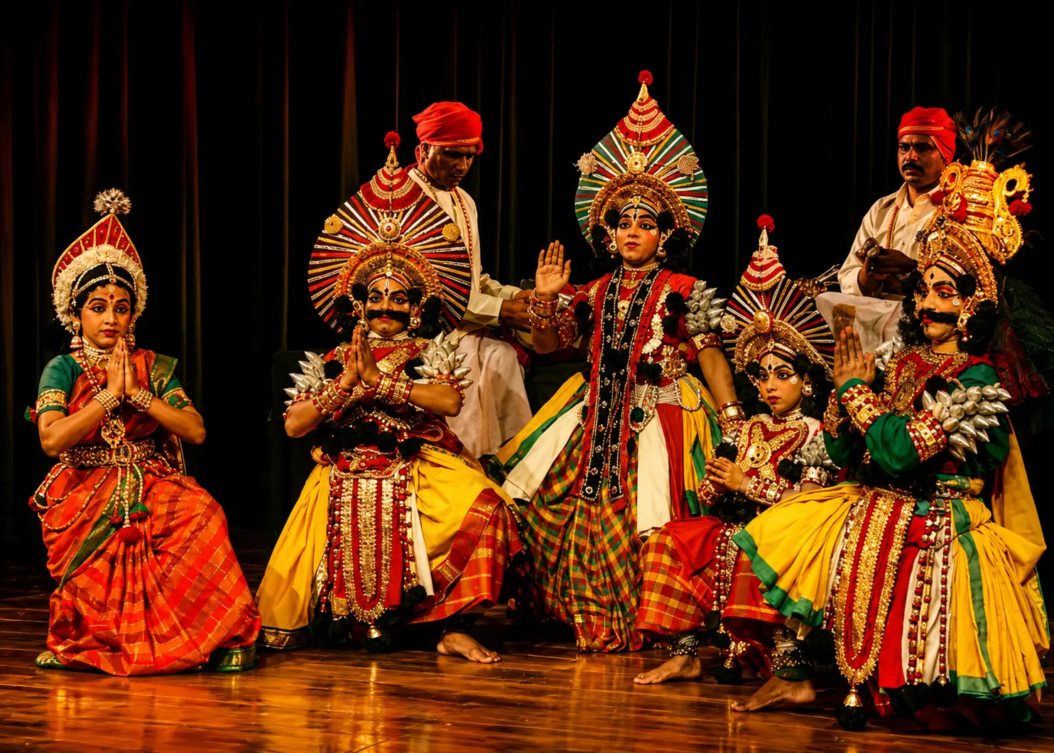 Yakshagana performer, coastal Karnataka